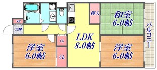 イマキタハイツ29の物件間取画像